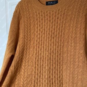 F21 mustard sweater